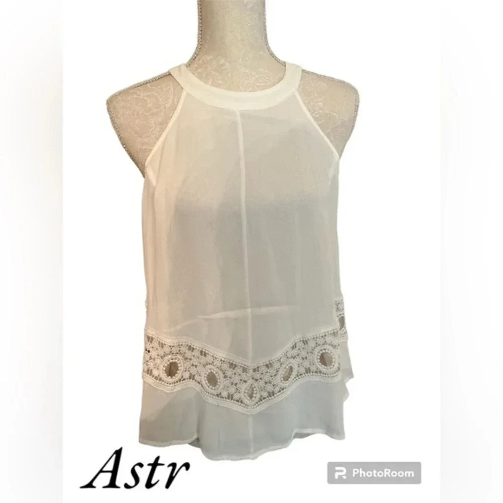 ASTR The Label High‎ neck lace detailing tank
